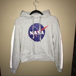 NASA cropped sweatshirt